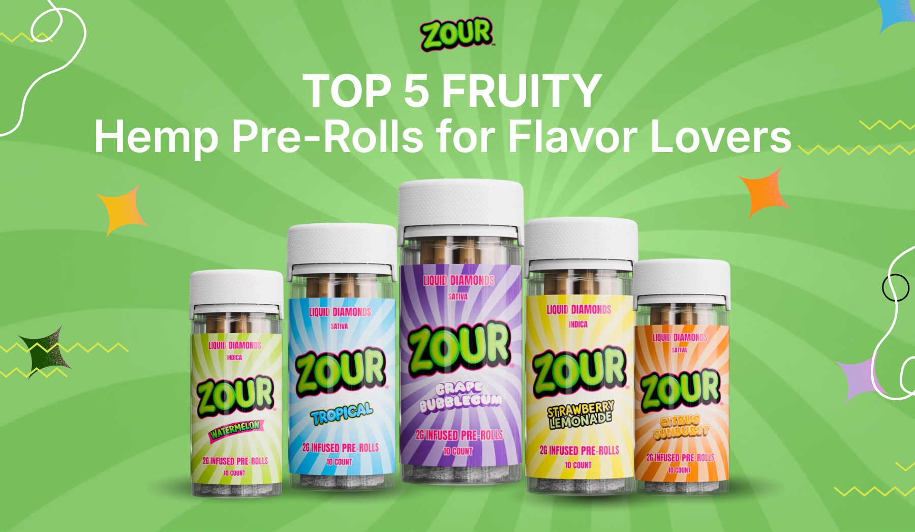 Top 5 Fruity Hemp Pre-Rolls for Flavor Lovers