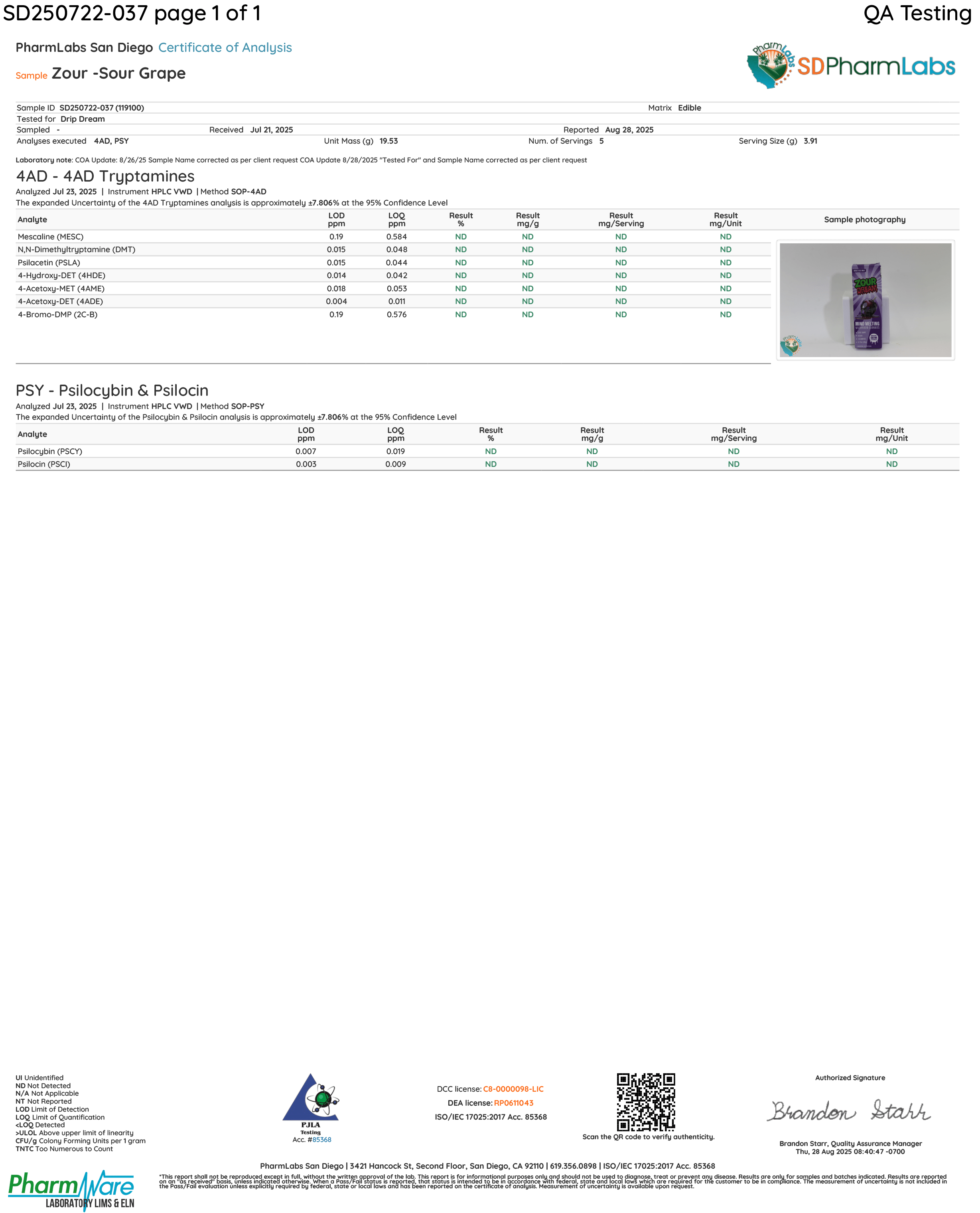 ZOUR DREAM – SOUR GRAPE