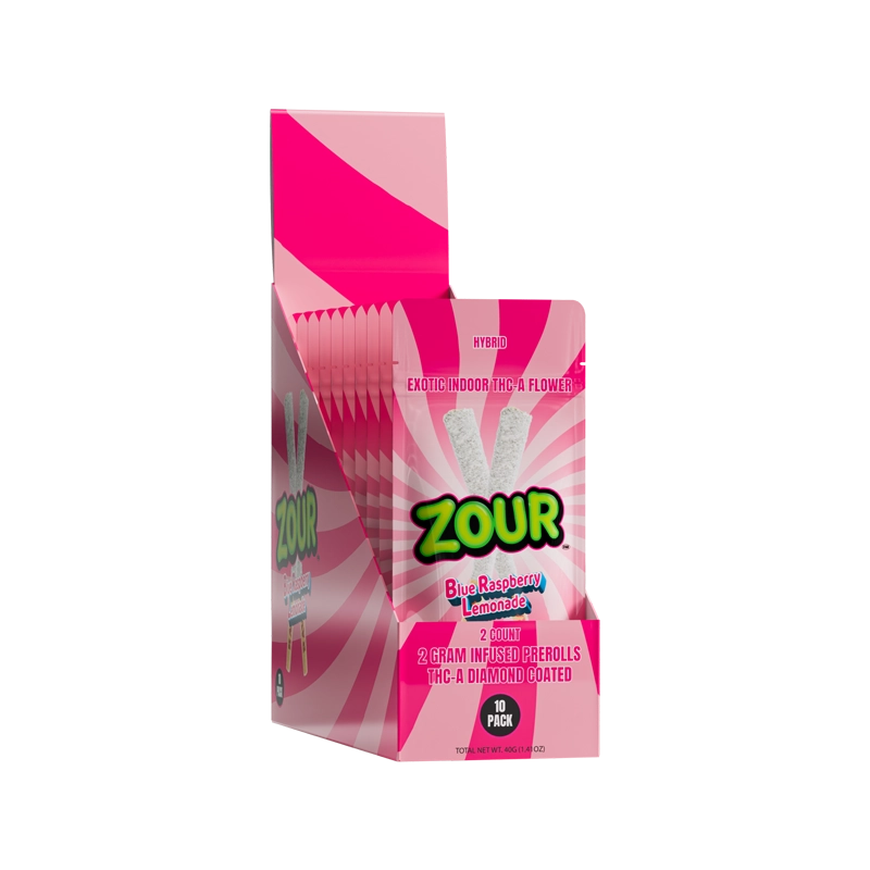 2CT BLUE RASPBERRY LEMONADE COATED PREROLL