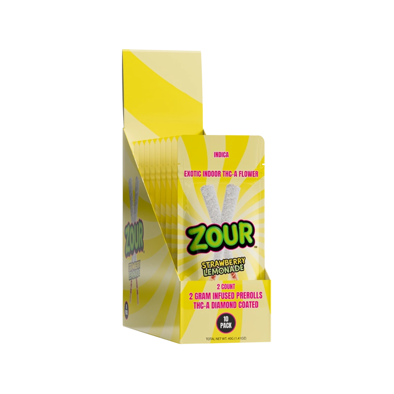 2CT STRAWBERRY LEMONADE COATED PREROLL