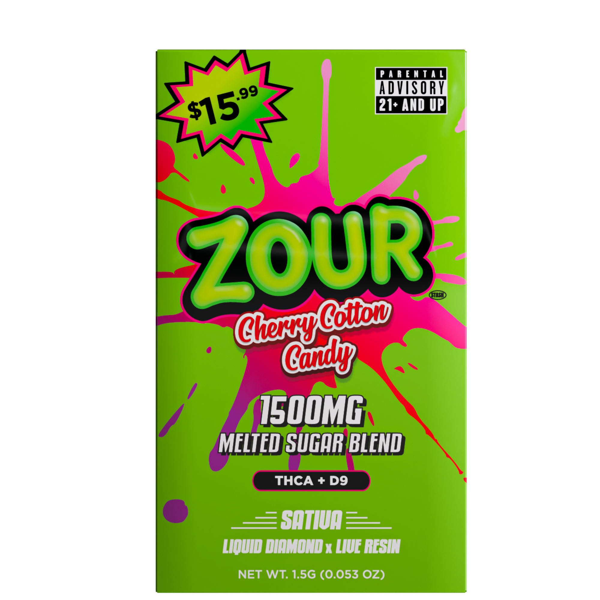 CHERRY COTTON CANDY 1.5ML DISPOSABLE THCA VAPE
