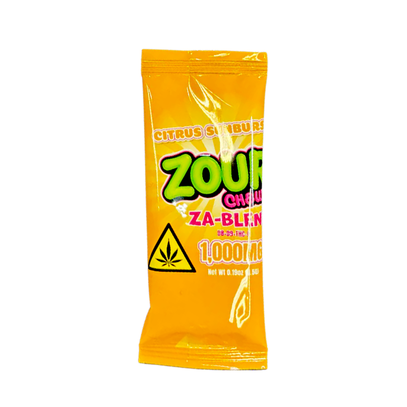 Zour Chewz Citrus Sunburst 1000mg Edible