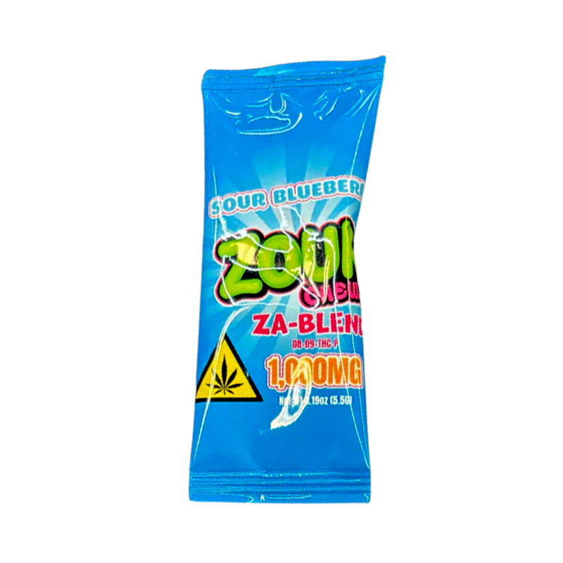 Zour Chewz Sour Blueberry 1000mg Edible